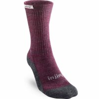 Injinji Womens Hiker Crew COOLMAX/NÜWOOL Maroon XS/S