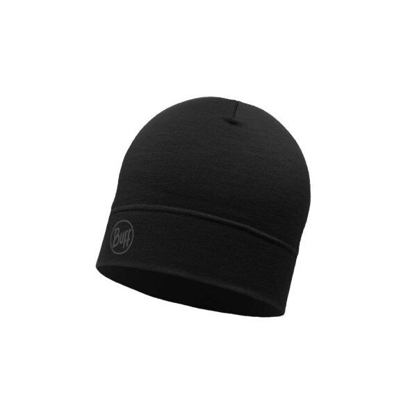 Buff® MERINO LIGHTWEIGHT BEANIE SOLID BLACK