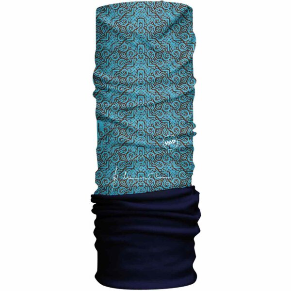 HAD Originals Fleece Tibet Blue by R. Messner - Fleece: Black