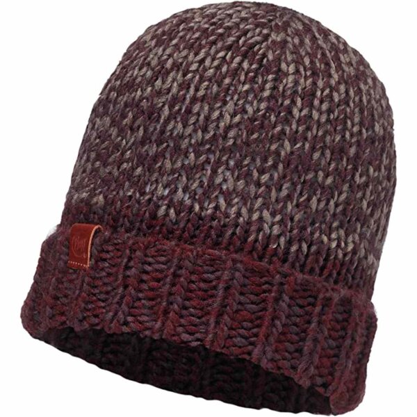 KNITTED & POLAR HAT BUFF® DEAN WINE BEANIE