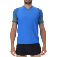 UYN MAN RUNNING EXCELERATION OW AERNET SHIRT SH_SL K698 Lapis/Lime XL