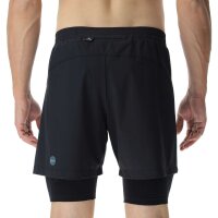 UYN MAN RUNNING EXCELERATION OW PERFORMANCE 2IN1 SHORT B646 Black/Cloud M