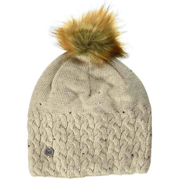 KNITTED & POLAR HAT BUFF® ELIE BEIGE