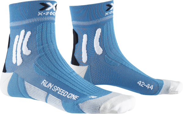 X-SOCKS® RUN SPEED ONE SOCKS TEAL BLUE /ARCTIC WHITE 35-38