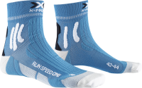 X-SOCKS® RUN SPEED ONE SOCKS TEAL BLUE /ARCTIC WHITE...