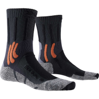 X-SOCKS® TREK DUAL GRANITE GREY/BONFIRE ORANGE 42-44