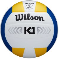 Wilson K1 Silver Game Ball BLUE/WHITE/YELLOW