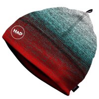 HAD Brushed Beanie /one size Gradient Melange Redblue