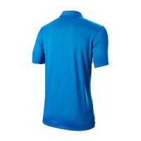 MENS JACQUARD POLO BLU SM