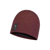 Buff® Knitted & Fleece Hat Solid Maroon