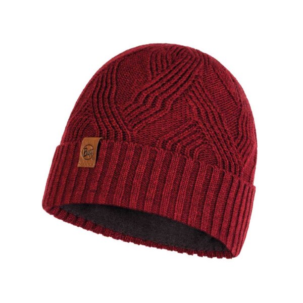 Buff® Knitted & Fleece Hat Artur MAROON