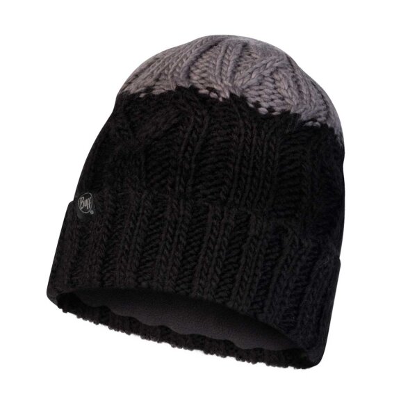 Buff® Junior Knitted & Fleece Hat Ganbat BLACK