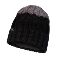 BUFF® JUNIOR Knitted & Fleece Hat Ganbat BLACK