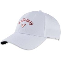 CALLAWAY GOLF HEADWARE LADIES LIQUID METL ADJ WHT/RGLD 22