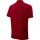 MENS STRIPE POLO RED S