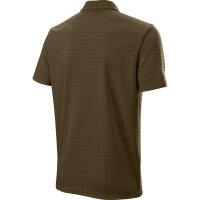 MENS STRIPE POLO OLIVE 2XL