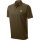 MENS STRIPE POLO OLIVE 2XL