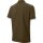 MENS STRIPE POLO OLIVE 2XL