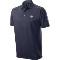 MENS STRIPE POLO NAVY S