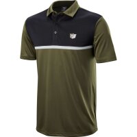 MENS 3 TONE POLO OLIVE XL