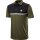 MENS 3 TONE POLO OLIVE XL
