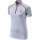 LADIES ZIPPED POLO WHITE/PINK XL