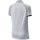 LADIES ZIPPED POLO WHITE/PEACH M