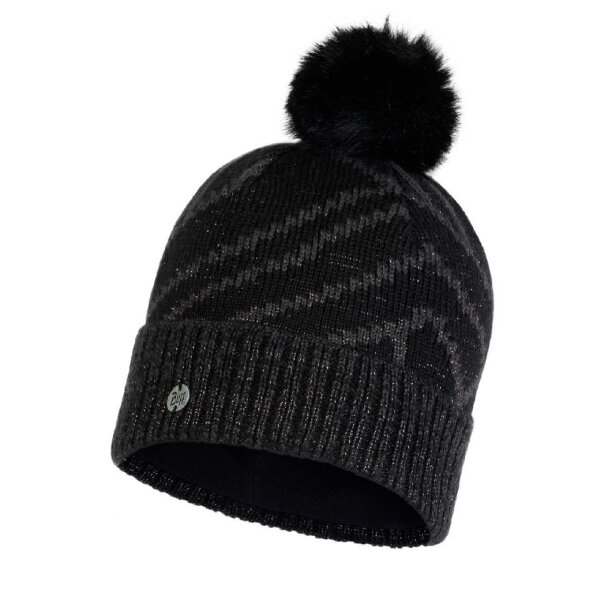 BUFF® Knitted & Fleece Hat ARKASHA BLACK