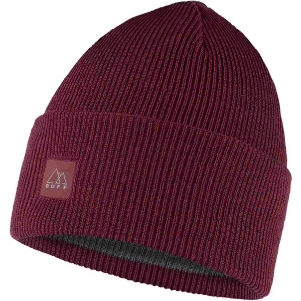 Buff® Crossknit Beanie SOLID MAHOGANY