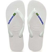 HAVAIANAS BRASIL LOGO WHITE 37/38