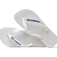 HAVAIANAS BRASIL LOGO WHITE 45/46