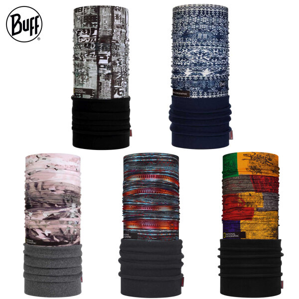 BUFF® Polar National Geographic Halstuch (4 Designs zur Auswahl) Schlauchschal, Schlauchtuch, Multifunktionstuch