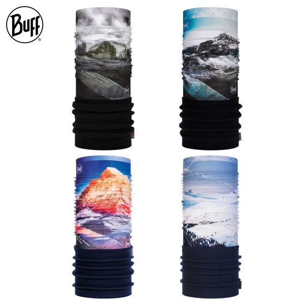 BUFF® Polar Mountain Collection Halstuch (3 Designs zur Auswahl) Schlauchschal, Schlauchtuch, Multifunktionstuch