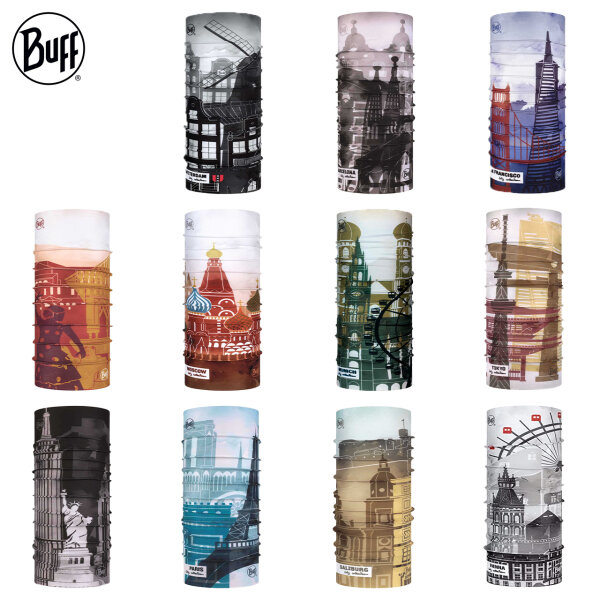 BUFF® Original CITY COLLECTION Halstuch (10 Designs zur Auswahl) Schlauchschal, Schlauchtuch, Multifunktionstuch