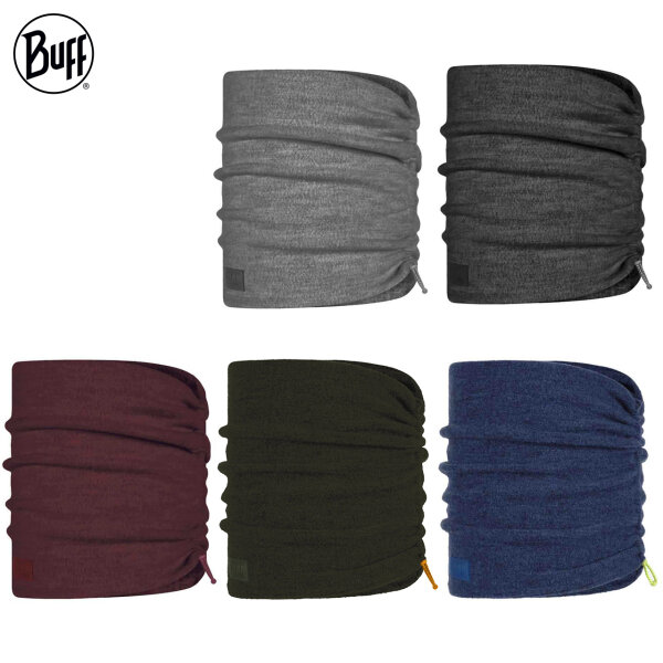 BUFF® Merino Fleece Neckwarmer (4 Designs zur Auswahl) Schlauchschal, Schlauchtuch, Multifunktionstuch