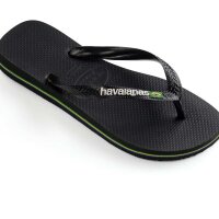 HAVAIANAS BRASIL LOGO BLACK/BLACK 41/42