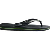 HAVAIANAS BRASIL LOGO BLACK/BLACK 45/46