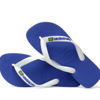 HAVAIANAS BRASIL LOGO MARINE BLUE 39/40