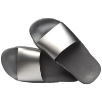 HAVAIANAS SLIDE CLASSIC METALLIC STEEL GREY 41/42