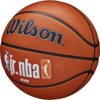 Wilson JR NBA FAM LOGO AUTH OUTDOOR BSKT 5