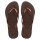 Havaianas SLIM DARK BROWN/METAL ACOUSED 39/40