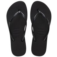 HAVAIANAS SLIM FLATFORM BLACK 35/36