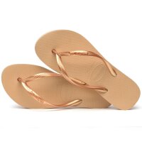 HAVAIANAS SLIM FLATFORM GOLDEN 35/36