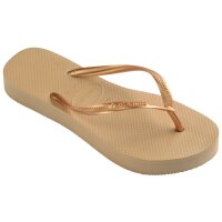 HAVAIANAS SLIM FLATFORM GOLDEN 35/36