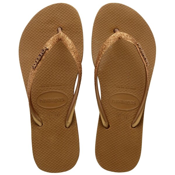 Havaianas SLIM FLATFORM SPARKLE BRONZE (EU: 37/38)