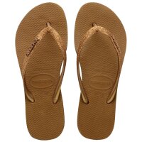 Havaianas SLIM FLATFORM SPARKLE BRONZE (EU: 37/38)