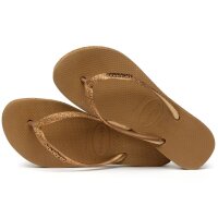 Havaianas SLIM FLATFORM SPARKLE BRONZE (EU: 37/38)