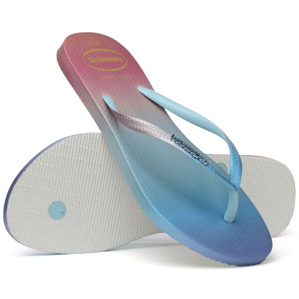 HAVAIANAS SLIM GRADIENT SUNSET WHITE 37/38