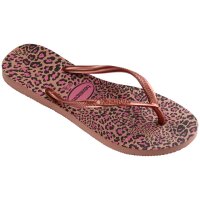HAVAIANAS SLIM ANIMALS CROCUS ROSE/GOLDEN BLUSH EUR EU: 33/34