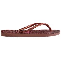 HAVAIANAS SLIM ANIMALS CROCUS ROSE/GOLDEN BLUSH EUR EU: 33/34
